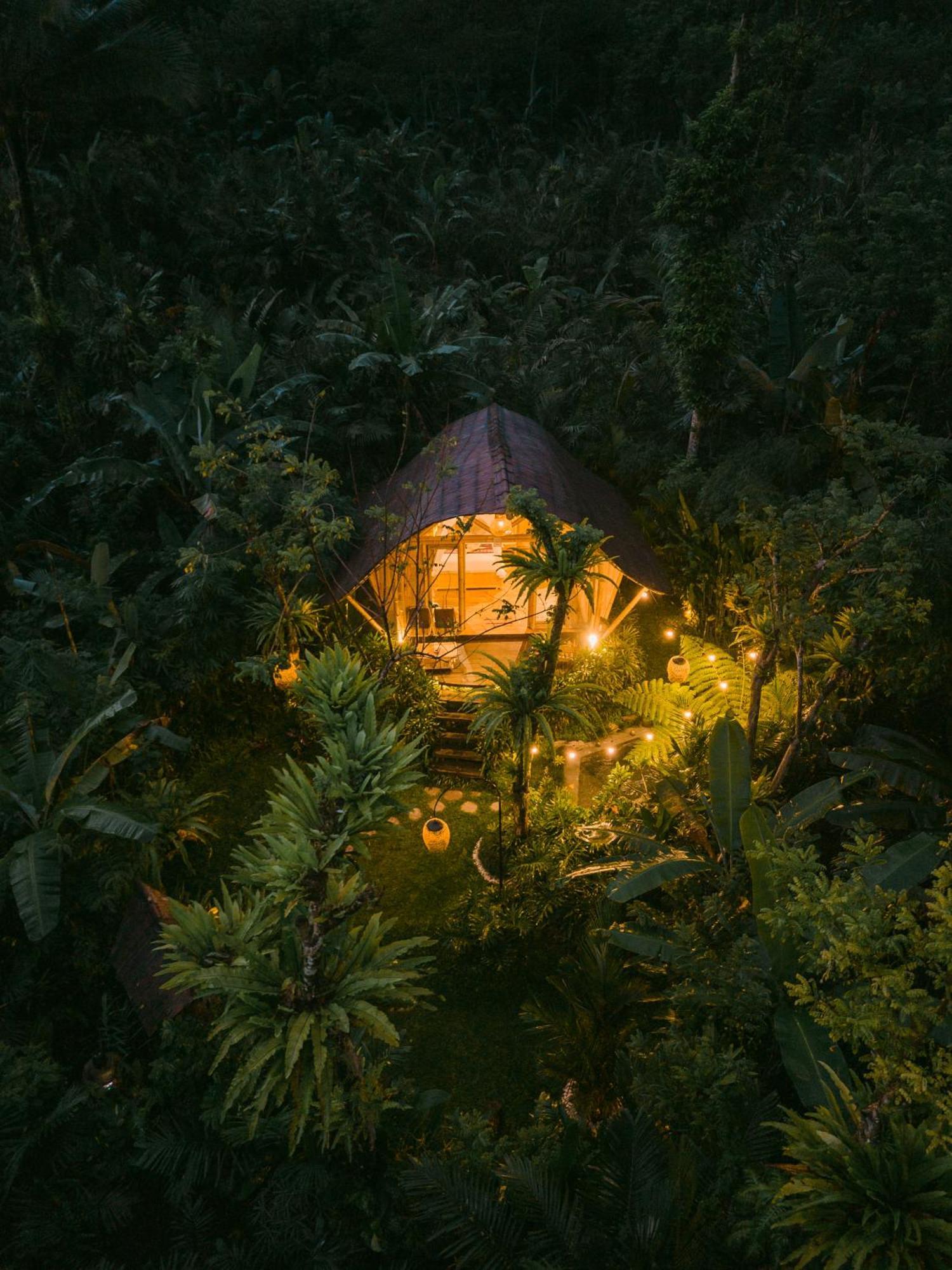 サイドメン Arcada Bali Bamboo Houseヴィラ エクステリア 写真
