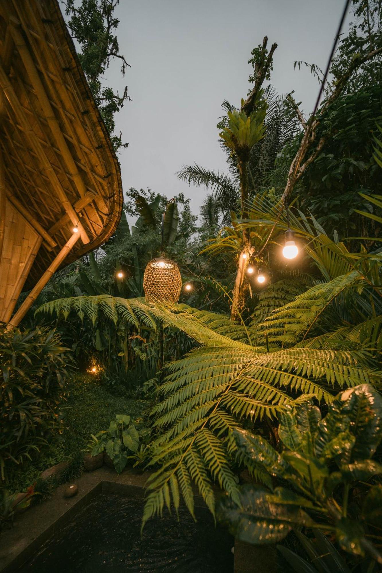 サイドメン Arcada Bali Bamboo Houseヴィラ エクステリア 写真