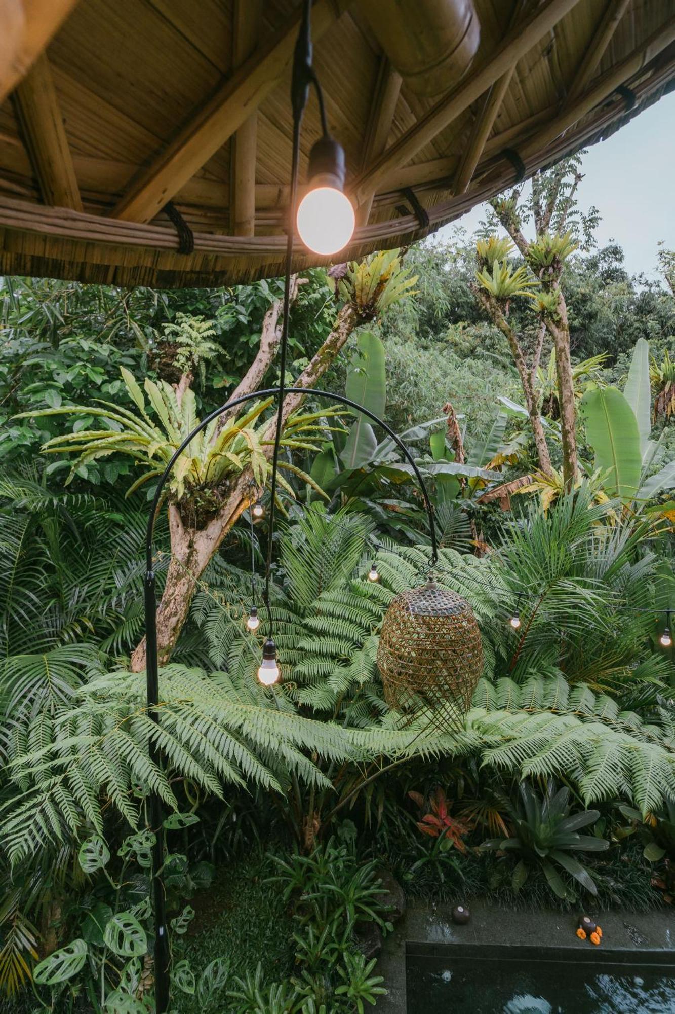 サイドメン Arcada Bali Bamboo Houseヴィラ エクステリア 写真
