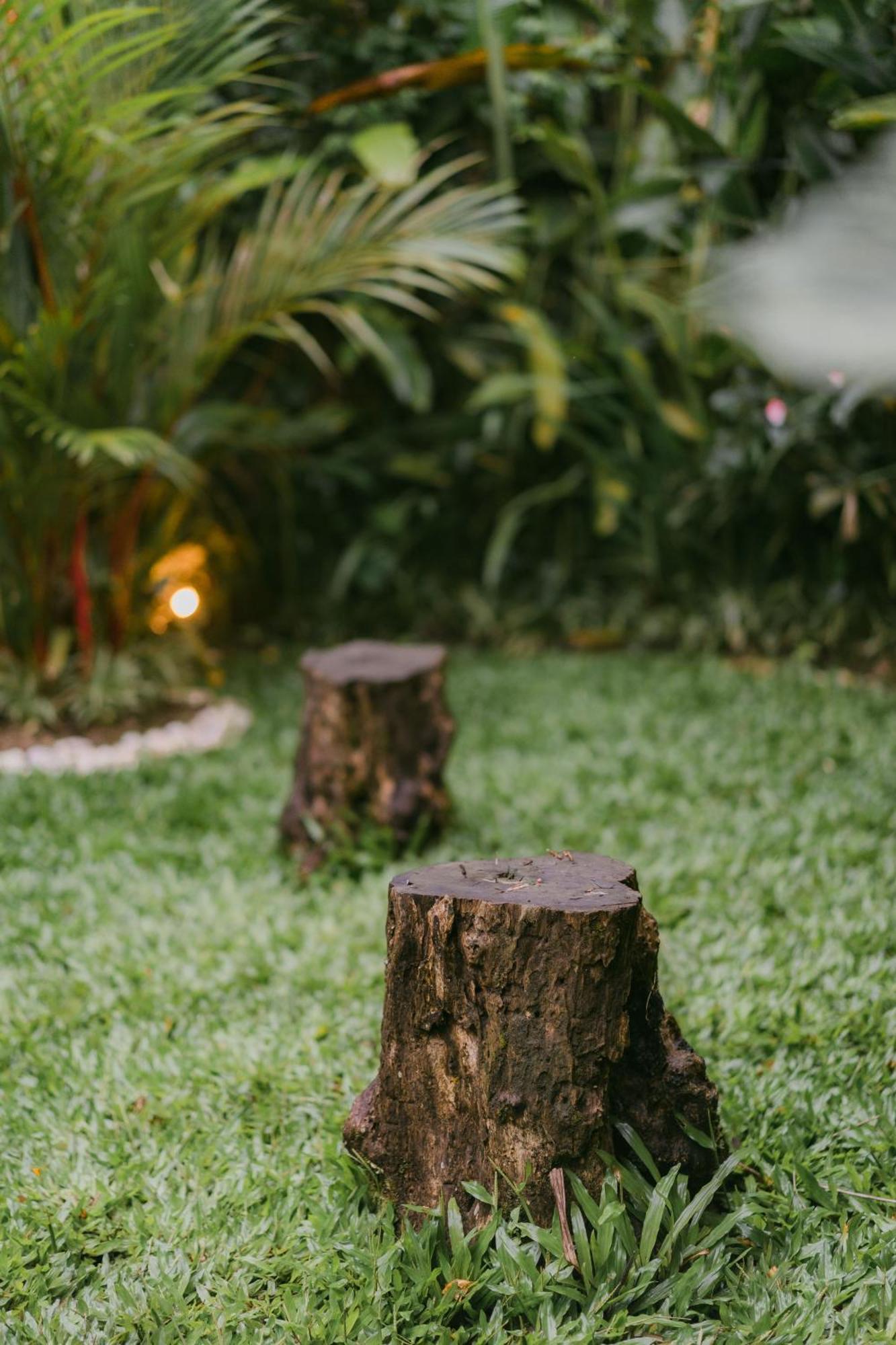 サイドメン Arcada Bali Bamboo Houseヴィラ エクステリア 写真