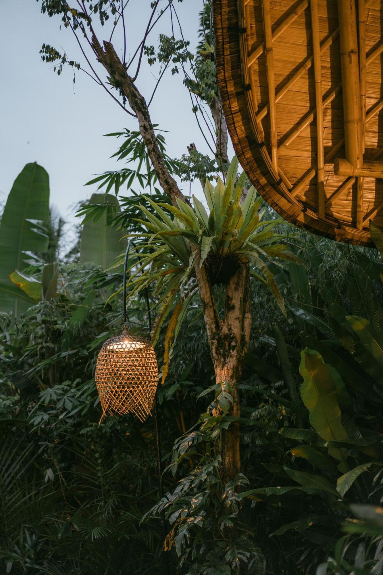 サイドメン Arcada Bali Bamboo Houseヴィラ エクステリア 写真