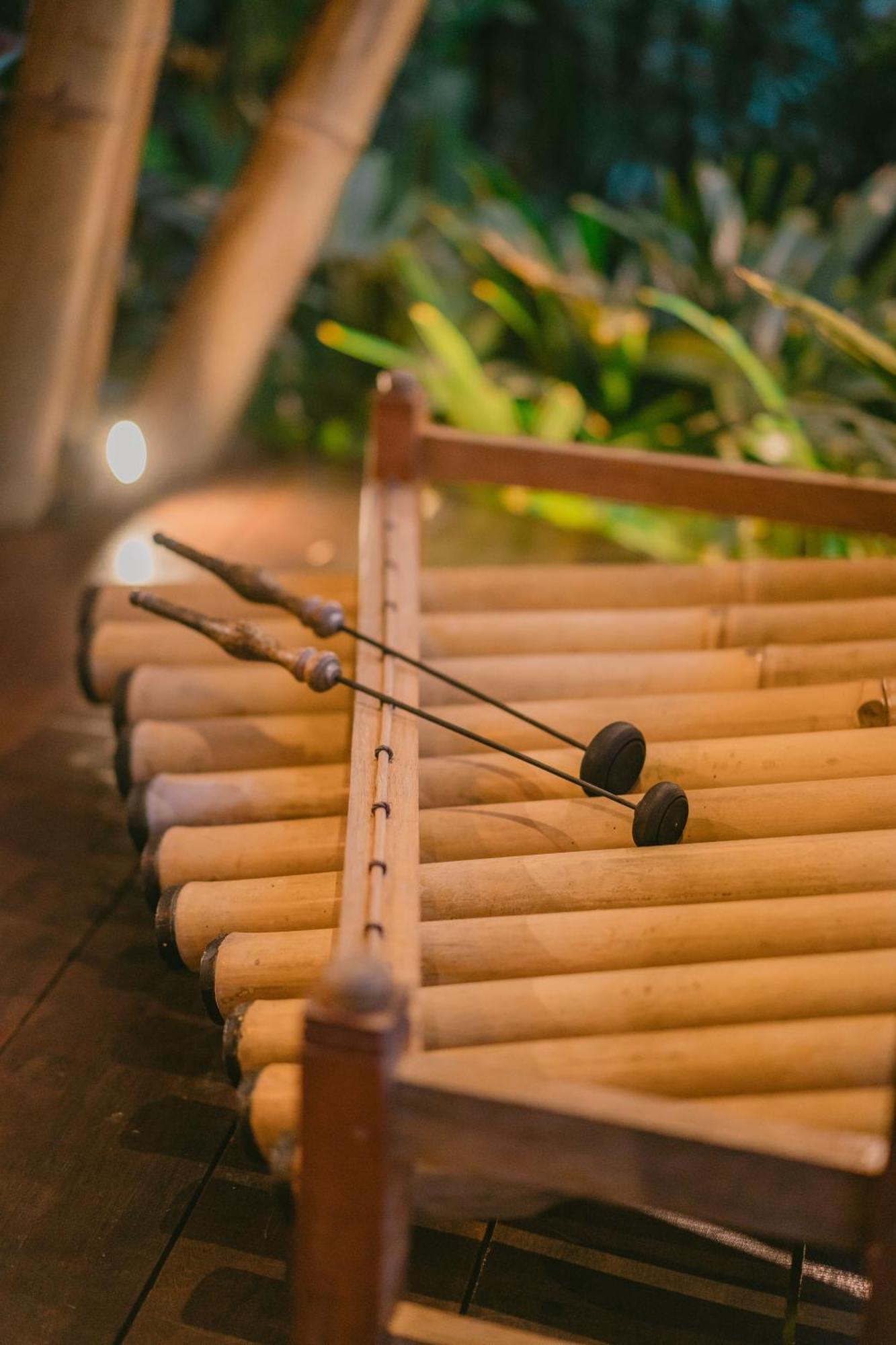 サイドメン Arcada Bali Bamboo Houseヴィラ エクステリア 写真